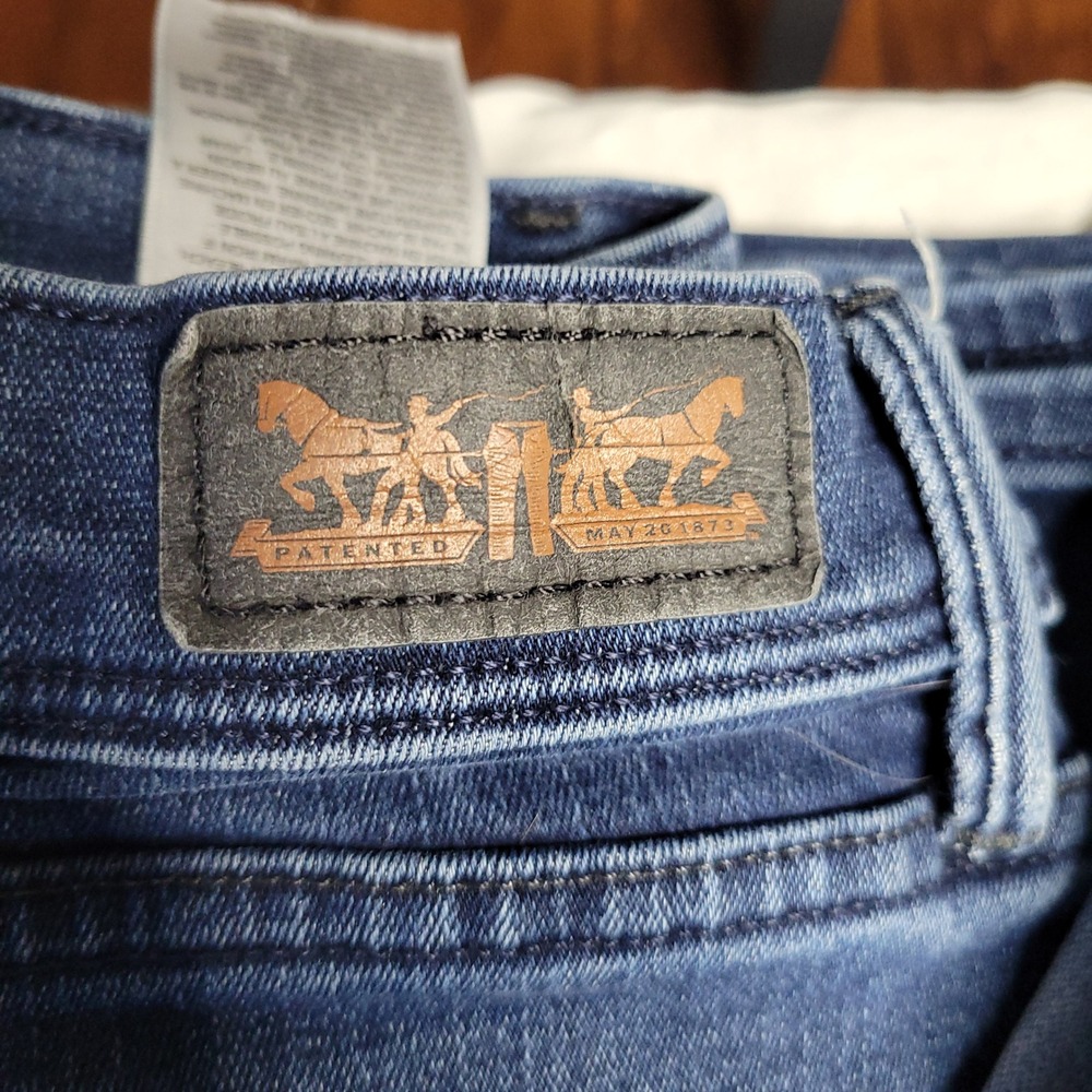 Levi Strauss Womens Boyfriend & 512 Straight Jeans Bundle 3 Pairs Blue Size 33 - Picture 3 of 12